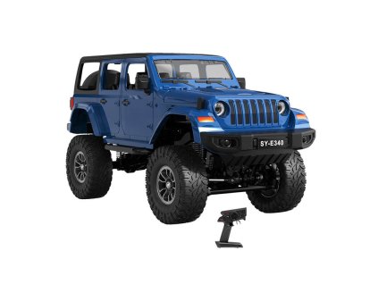 RC remote control car 1;14 Double Eagle (blue) Jeep Crawler Pro E340-003