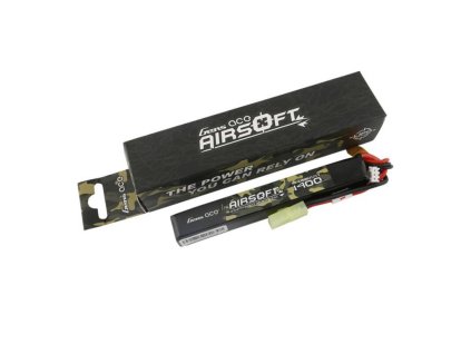 Gens ace 25C 1400mAh 2S1P 7.4V Airsoft Gun Lipo batéria s mini Tamiya konektorom