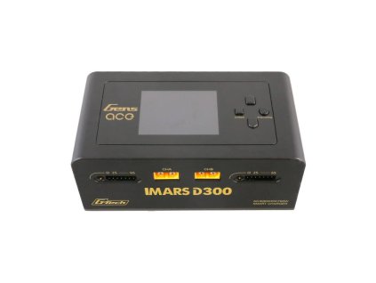Gens Ace IMARS D300 G-Tech Channel AC/DC 300W/700W RC Battery Charger-EU Black