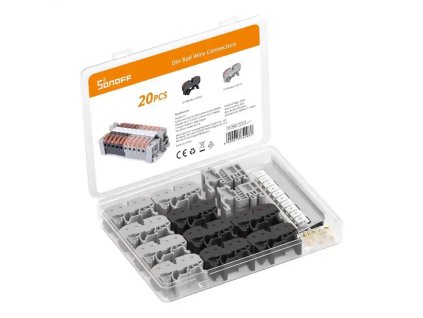 DIN Rail wire connector Sonoff set (20 pcs)