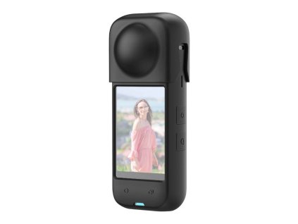 Silicone protective case PULUZ for Insta360 X4 (black)