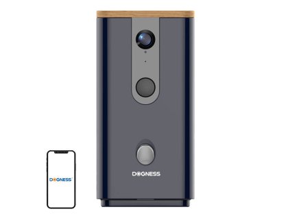 Smart snack feeder with camera T03 Dogness (Black)