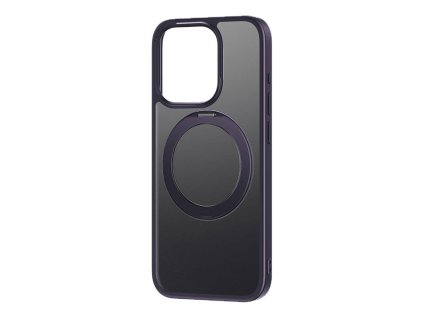 Baseus SkyRing 360° puzdro so stojanom pre iP 14 Pro + tvrdené sklo a čistiaca súprava (fialové)