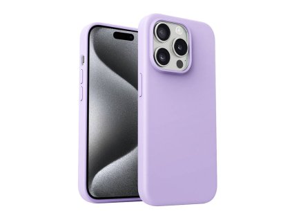 Puzdro Aukey PC-GJ10D pre iPhone 15 Pro Max (lila)