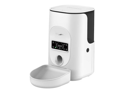 Dogness F17 4L smart food dispenser with plastic bowl (white)