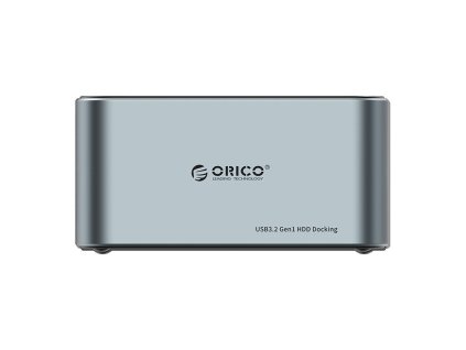 Orico docking station for 2.5" / 3.5" HDD / SSD, 5Gbps, USB-C to USB-C/A with cloning function (black)