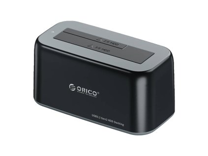 Orico docking station for 2.5 / 3.5" HDD / SSD, 5Gbps, USB-C to USB-C/A (black)