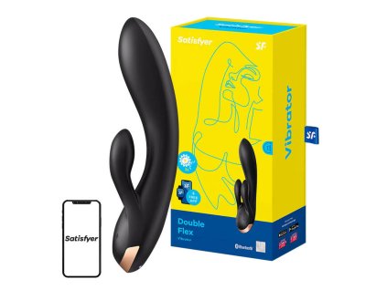 Vibrator Satisfyer Double Flex with App (Black)