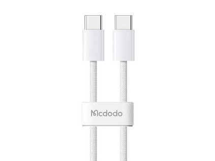 Kábel USB-C na USB-C Mcdodo CA-5690, 60 W, 1 m (biely)