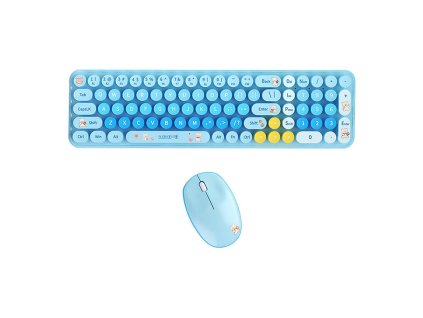 MOFII Baby Bear Wireless Keyboard + Mouse Set (blue)