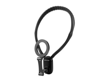 Magnetic Collar Bracket POV PULUZ for Action Cameras (DJI, GoPro, Insta360) / Phones (Apple) (Black)