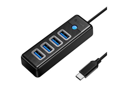 Orico HUB USB-C to 4x USB 3.0 5Gbps 0,15m Black