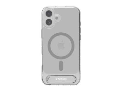 Torras Pstand Series Case for iPhone 16 Plus (transparent)