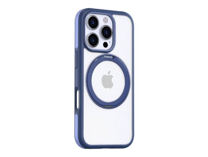 Puzdro Torras Ostand R Fusion Series pre iPhone 16 Pro (modré)