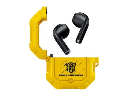 TWS Transformers TF-T12 headphones (yellow)