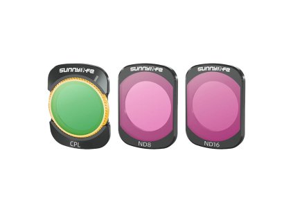 Filtry CPL, ND8, ND16 Sunnylife do DJI Osmo Pocket 3