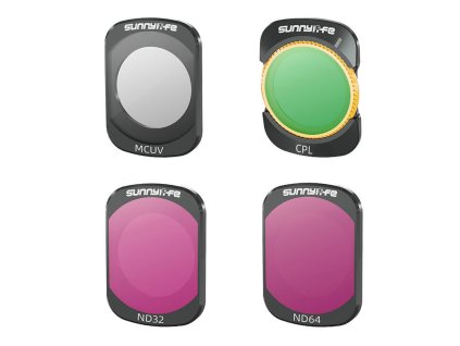Filtry MCUV, CPL, ND32, ND64 Sunnylife do DJI Osmo Pocket 3