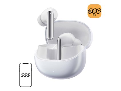 Slúchadlá TWS QCY MeloBuds Pro HT08, ANC (biele)