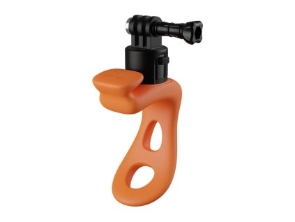 Telesin multifunctional silicone mount for sports cameras (orange)