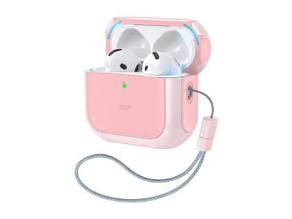 Puzdro AirPods 4 Orbit Hybrid (ružové)