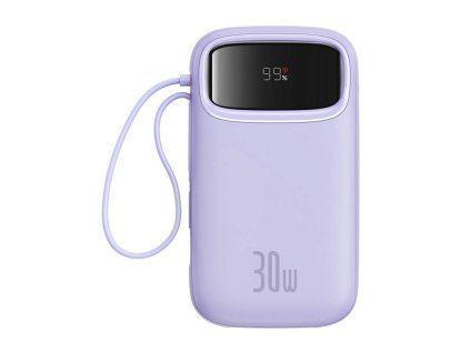 Powerbank Baseus QPow 2 20000mAh 30W 2xUSB-C (fialová)