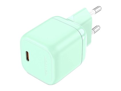 Vention FAKG0-EU USB-C GaN 30W sieťová nabíjačka (zelená)