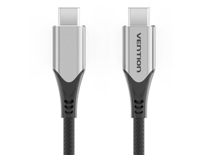 Kábel USB-C na USB-C 60W Vention TAAHD 0,5 m (sivý)