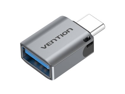 Adaptér Vention CDQH0 USB-C Male na USB 3.0 (sivý)