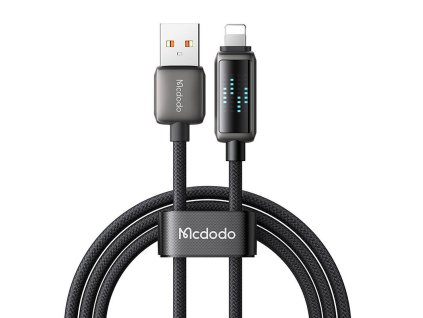 Mcdodo CA-5250 Kábel USB-A na Lightning, LED displej, 1,2 m