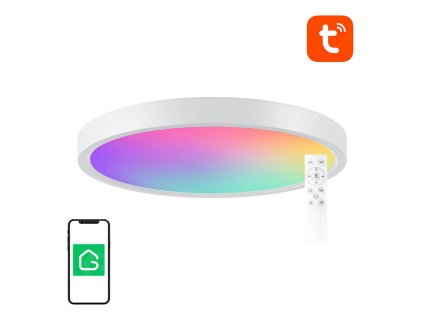 Inteligentna lampa sufitowa 30cm WiFi/Bluetooth 16M RGBCW Gosund LB12 1920lm Tuya + Pilot