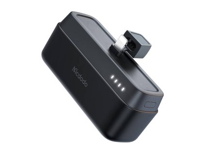 Mcdodo Power Bank MC-6281 20W, 5000mAh with Lightning connector (black)