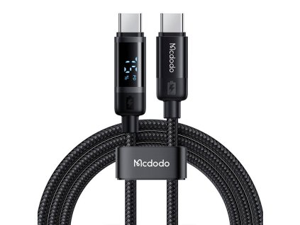 Dátový kábel Mcdodo CA-5780 USB-C na USB-C 60W 1,2 m (čierny)
