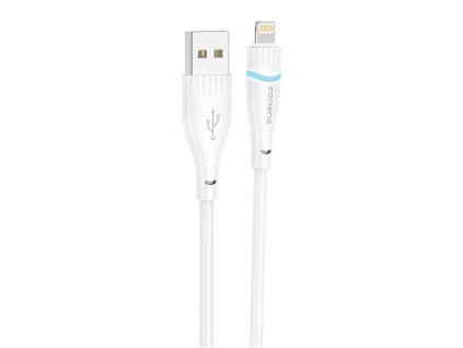 Kábel USB-A na Lightning Foneng X101 2,4A, 1,2 m (biely)