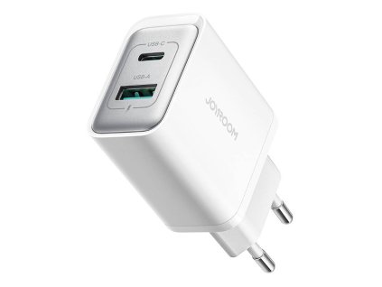 Dvojportová (A+C) 30W sieťová nabíjačka Joyroom TCF15 (biela)