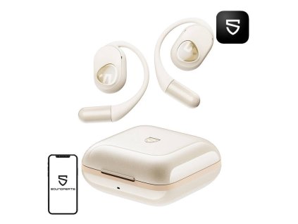 TWS Soundpeats GoFree2+ headphones (white)