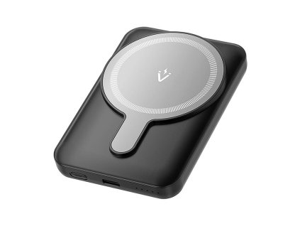 Vention FHSB0 5000mAh 20W magnetic powerbank+ USB-A to USB-C cable (black)