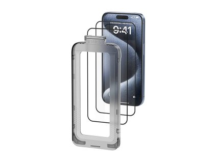 Vention KUKTCC-20 tvrdené sklo pre iPhone 15 Plus + aplikátor