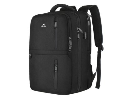 Matein 1197 Black USB 17'' cestovný batoh na notebook