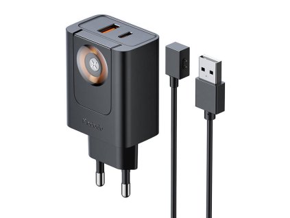 McDodo CH-3700 30W 2-in-1 USB-C+A Charger, black