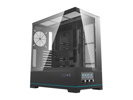 Počítačová skriňa Darkflash DY451 bez ventilátorov (čierna)