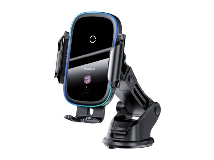 Držiak do auta Baseus s 15W nabíjačkou (čierny) Bayern edition