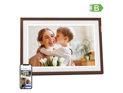 Digitálny rámik Arzopa D10 10,1" (tmavohnedý)