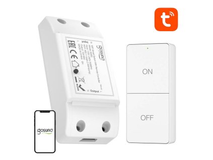 Inteligentný vypínač Gosund SW20 10A WiFi + diaľkové ovládanie, Tuya