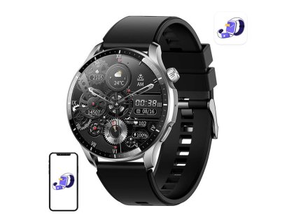 Inteligentné hodinky Blitzwolf BW-EP10 (strieborné)