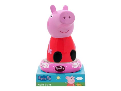 Nočné svetlo s figúrkou prasiatka Peppa, KiDS Licensing