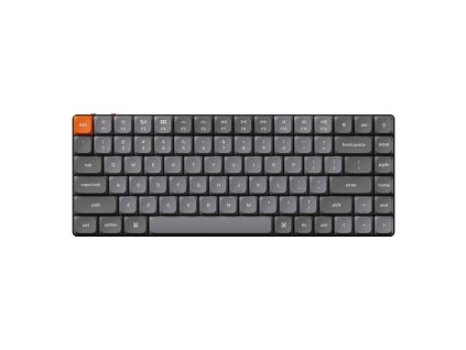Bezdrôtová mechanická klávesnica Keychron K3 Max RGB, nízky profil, červené spínače (čierna) [K3M-H1]