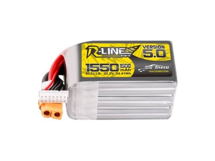 Lipo Tattu R-Line verzia 5.0 1550mAh 22,2V 150C 6S batéria s konektorom XT60