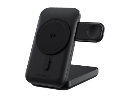 Magnetický držiak nabíjačky 3v1 Choetech B750 10000mAh Qi2 (čierny)
