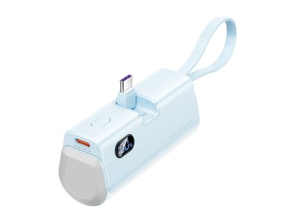 Powerbank Vention LED displej 4800mAh 22,5W FHQL0 (modrá)