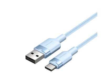 Kábel USB 2.0 A na USB-C 3A Vention CTNLF 1M (modrý)